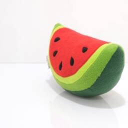 Handmade Watermelon Plush Pillow Kids Nursery Decor - thumbnail 3