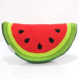 Handmade Watermelon Plush Pillow Kids Nursery Decor - thumbnail 2