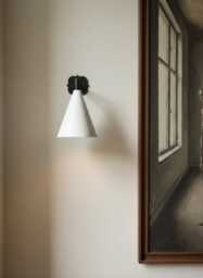 The Quatrefoil Plaster Cone Wall Light - thumbnail 1
