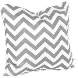 Premier Prints Zig Zag in Storm Gray & White Chevron Pillow Cover 18 - thumbnail 3