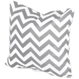 Premier Prints Zig Zag in Storm Gray & White Chevron Pillow Cover 18 - thumbnail 2