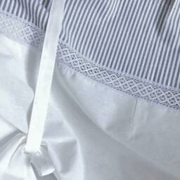 Scandinavian, Roman Blind, Stripes, Striped Curtain, Grey, White, Beige, Vintage, Cafe Shabby Chic, Country Style - thumbnail 2