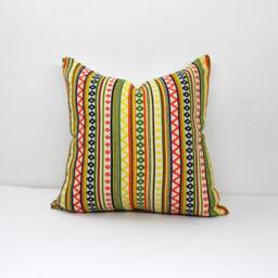 striped Pillow Cover Modern Geometric Cushion, Ethnic Design - thumbnail 2