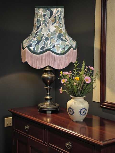 Porter & Stone Mardi Gras Fabric Lampshade Handmade For Table & Floor Standard Lamps Bases, Clip On Wall Lights, Ceiling Pendants - image 1
