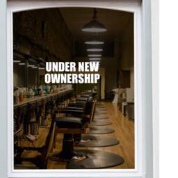 Under New Ownership Shop Window Sticker Retail Display Graphics Vinyl Decal - thumbnail 3