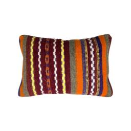 "Afghan Kilim Bolster Cushion Cover, 40cm X 60cm, - 16"" 24"