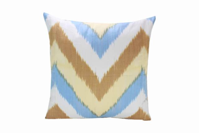 Hand Dyed Ikat Pillow Cover - image 1