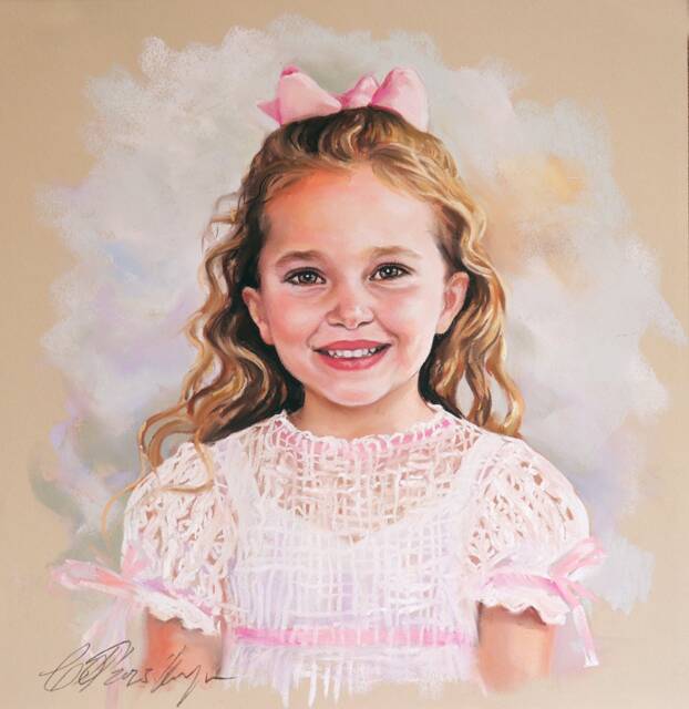 Custom Pastel Portrait From Photography. Children Portraits