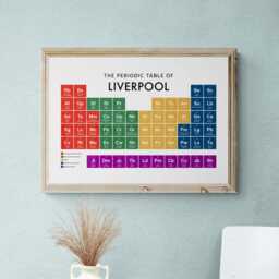 Liverpool Periodic Table Print, Poster Wall Art, Gifts - thumbnail 2