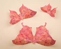 3D Wall Butterflies in Victorian Lace For Nursery, Children's Room, Decor - thumbnail 1