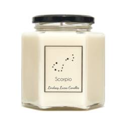 Scorpio Star Sign Scented Candle, Zodiac Constellation Astrology Gift, Horoscope Birthday Candles Astronomy - thumbnail 1
