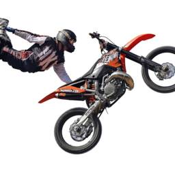 Motocross Dirt Bike Wall Decal Durable Vinyl Graphic - 28x42 Inches Mc645 - thumbnail 2
