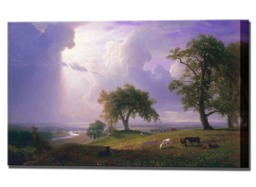 Albert Bierstadt California Spring Canvas Print, Landscape Painting Wall Art