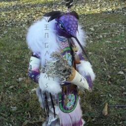 Purple Hummingbird Manitou - Spirit Or Totem - thumbnail 2