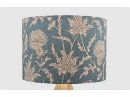 Scottish Teal Blue Lampshade, Table Floor Lamp/Ceiling Pendant, Small Medium Large, 15cm 20cm 25cm 30cm 35cm 40cm, UK Fabric Light Shade