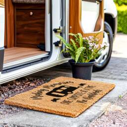 Outdoor Camping Lover Gift - Making Memories Custom Camper Doormat Campsite Door Mat Personalized Accessories Rug - thumbnail 2