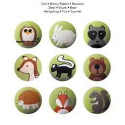 Night Light - Custom Hand Painted Children's Soft Led with Automatic Sensor Deer Woodland Critter Or Any Theme - thumbnail 3