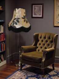 Gold Floral Lampshade Handmade For Table & Floor Standard Lamp Bases, Ceiling Pendant Light Fittings