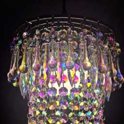 Chandelier Lampshade Frame For Making Unique Hanging Compact 7.5 - thumbnail 4