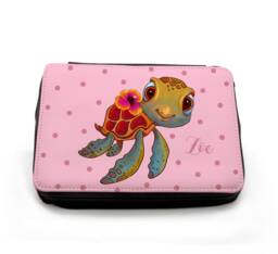 Feather Pouch Pocket Turtle Dots Fm124Rosa