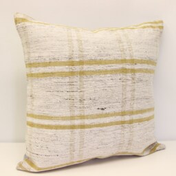 Handmade Kilim Pillow Cover 20x20, Vintage Turkish Cushion - thumbnail 2