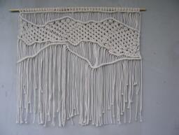 Macrame Wall Hanging, Decor, Macrame, Woven Tapestries, Boho Macrame Panno - thumbnail 1