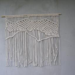 Macrame Wall Hanging, Decor, Macrame, Woven Tapestries, Boho Macrame Panno - thumbnail 3