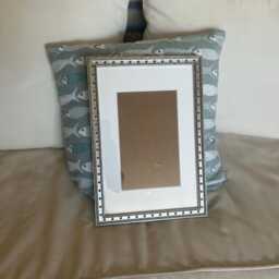 Gold Daisy Picture Frame, Custom Made-To-Order Wood Frame - thumbnail 4