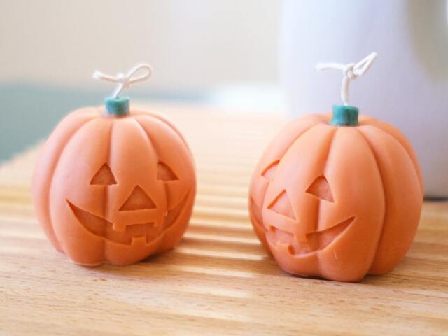 Halloween Pumpkin Candle-Halloween Decor-Fall Finds-Halloween Gifts Decor Holiday Candles Fall - image 1