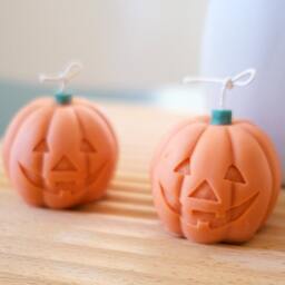 Halloween Pumpkin Candle-Halloween Decor-Fall Finds-Halloween Gifts Decor Holiday Candles Fall - thumbnail 2