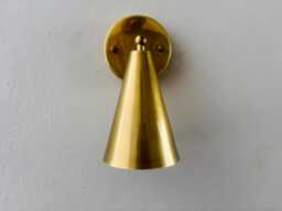 Handmade Brass Wall Sconce Mid-Century Modern Light - thumbnail 1