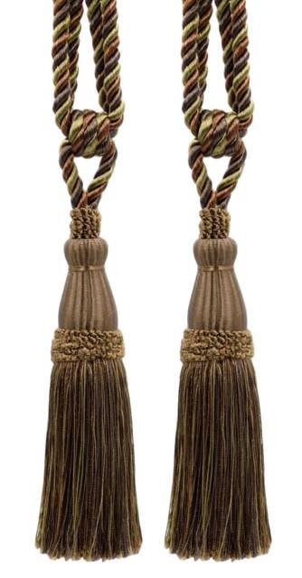 "D??copro Tassel Tieback, Length 8 1/2"" - 21.5cm, Spread 30" - image 1