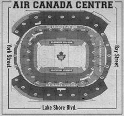 Air Canada Centre Blueprint Print Maple Leafs Hockey Nhl Art - thumbnail 3