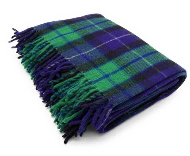 Soft Wool Tartan Blanket - 70x60 Inches Soft, Warm & Timeless Freedom - image 1