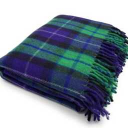 Soft Wool Tartan Blanket - 70x60 Inches Soft, Warm & Timeless Freedom - thumbnail 2