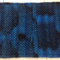Beautifull Handknitted Baby Blanket, With A Nice Color Variation. Made West From Lang Yarns - thumbnail 2