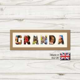 Granda Photo Frame Word Name Special Gift Father's Day 1249-Cc By Photos in A Word - thumbnail 1