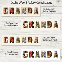 Granda Photo Frame Word Name Special Gift Father's Day 1249-Cc By Photos in A Word - thumbnail 2