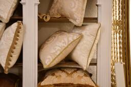"Luxury White/Ivory Cushion From The ""Imperial"