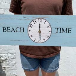 Beach Clock - Time Wall Clock - thumbnail 3