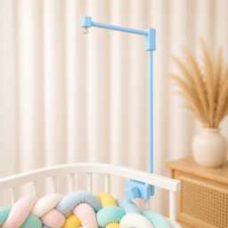 Wooden Crib Mobile Arm, Baby Holder, Nursery Hanger, Shower Gift - thumbnail 4