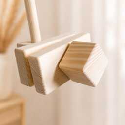 Wooden Crib Mobile Arm, Baby Holder, Nursery Hanger, Shower Gift - thumbnail 3