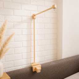 Wooden Crib Mobile Arm, Baby Holder, Nursery Hanger, Shower Gift