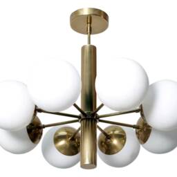 Large Mid Century Sputnik Chandelier Light Pendant Carla , Modern Globe Ceiling Lamp Dining Room 8 Light Inscapes Design - thumbnail 3