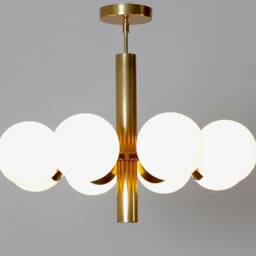 Large Mid Century Sputnik Chandelier Light Pendant Carla , Modern Globe Ceiling Lamp Dining Room 8 Light Inscapes Design - thumbnail 2