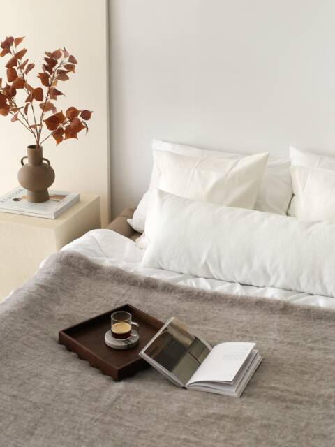 Teddy Boucle Lumbar Pillow Cover, Super Soft Boho Oversized Case, Extra Long Body Invisible Zipper, Bedroom Decoration - image 1