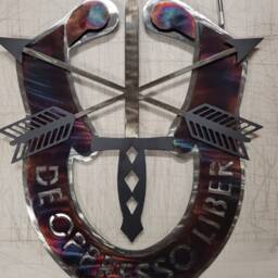 Us Special Forces Metal Wall Hanging, De Oppresso Liber - thumbnail 2