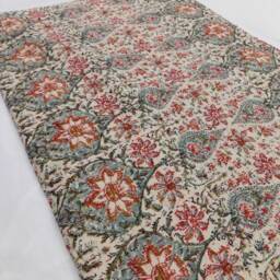 Vintage Kantha Quilt Lightweight Cotton Bedspread - thumbnail 4