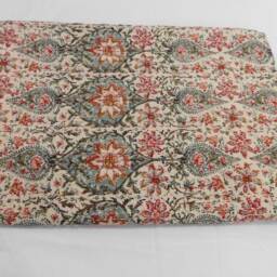 Vintage Kantha Quilt Lightweight Cotton Bedspread - thumbnail 2