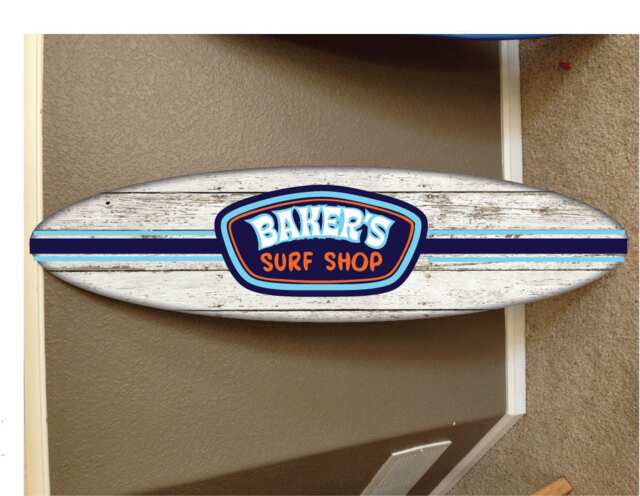 Custom Surfboard Wall Decor Hawaiian Beach Art - 48 - image 1